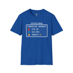 8-Bit Statue Menu T-Shirt