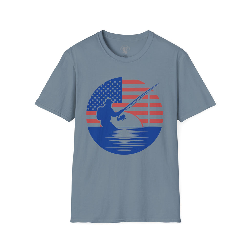 Patriotic Fishing T-Shirt