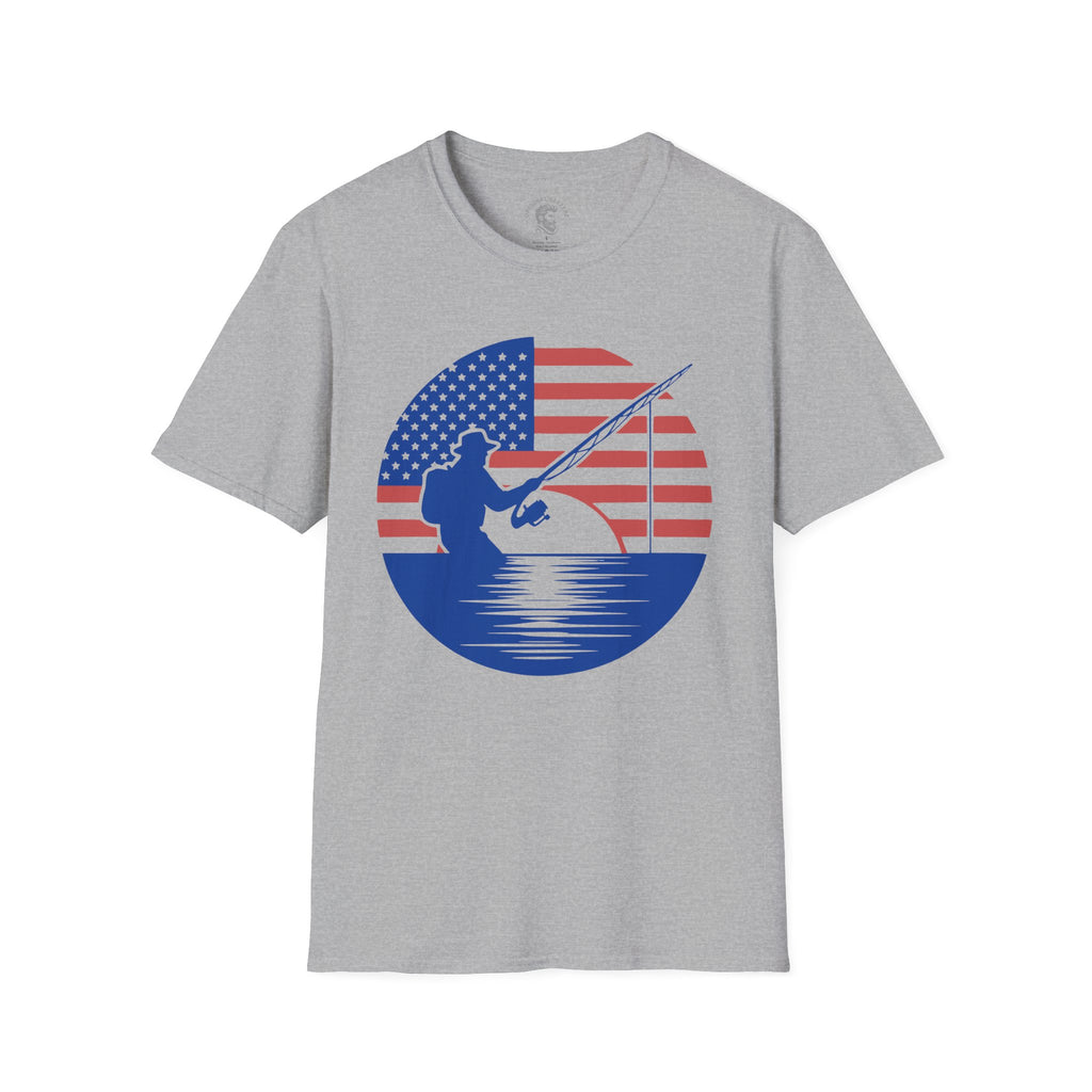 Patriotic Fishing T-Shirt