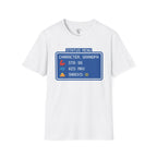8-Bit Statue Menu T-Shirt