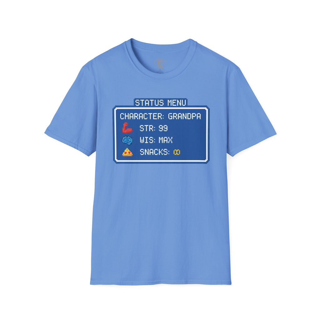 8-Bit Statue Menu T-Shirt