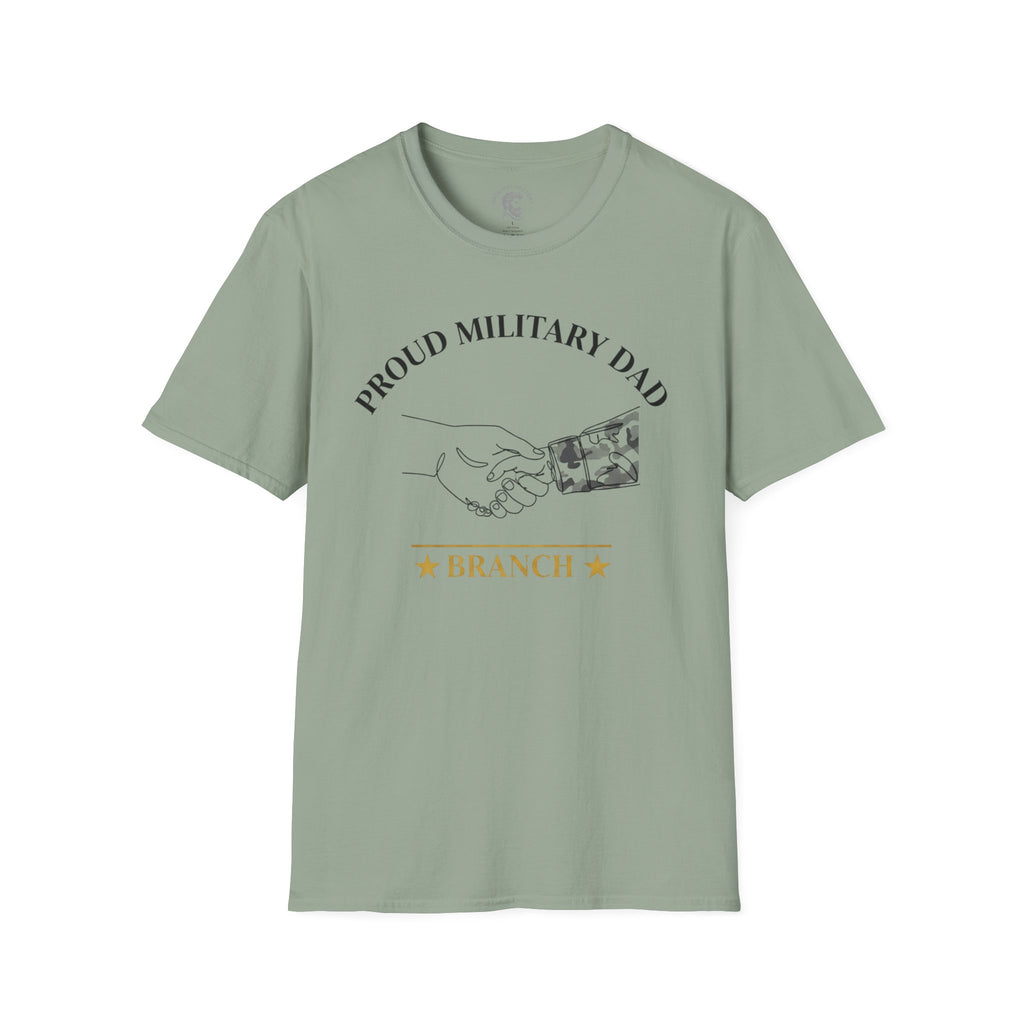 Proud Military Dad Branch T-Shirt
