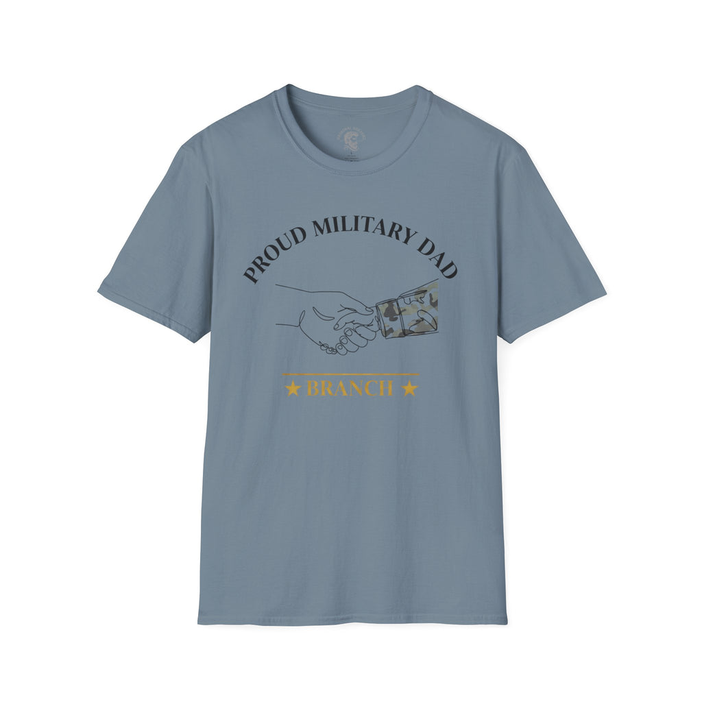 Proud Military Dad Branch T-Shirt