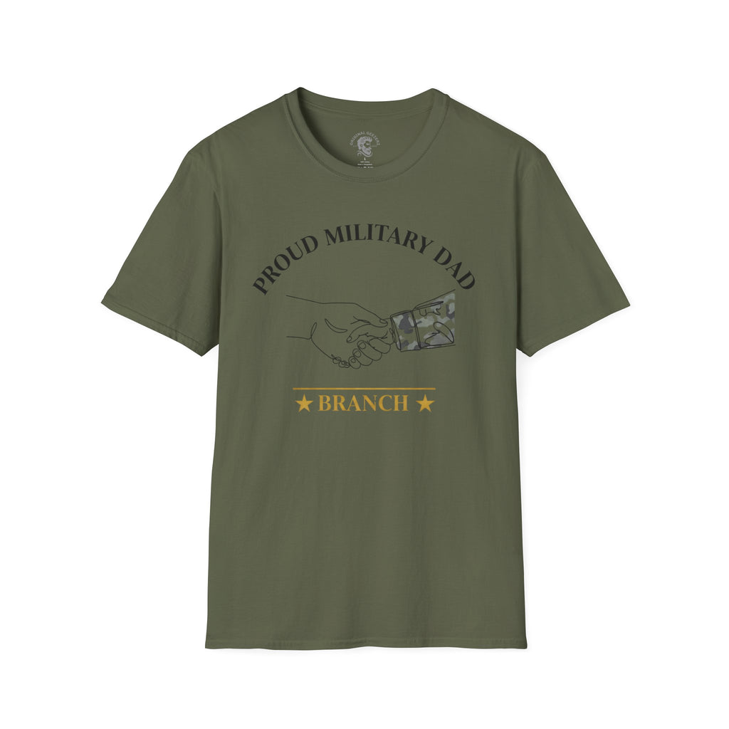 Proud Military Dad Branch T-Shirt
