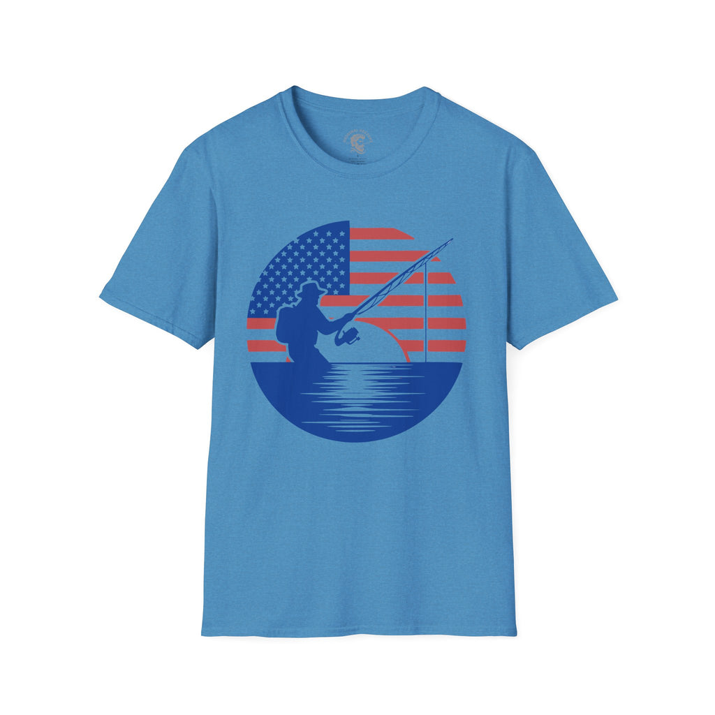 Patriotic Fishing T-Shirt