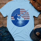 Patriotic Fishing T-Shirt