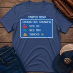 8-Bit Statue Menu T-Shirt