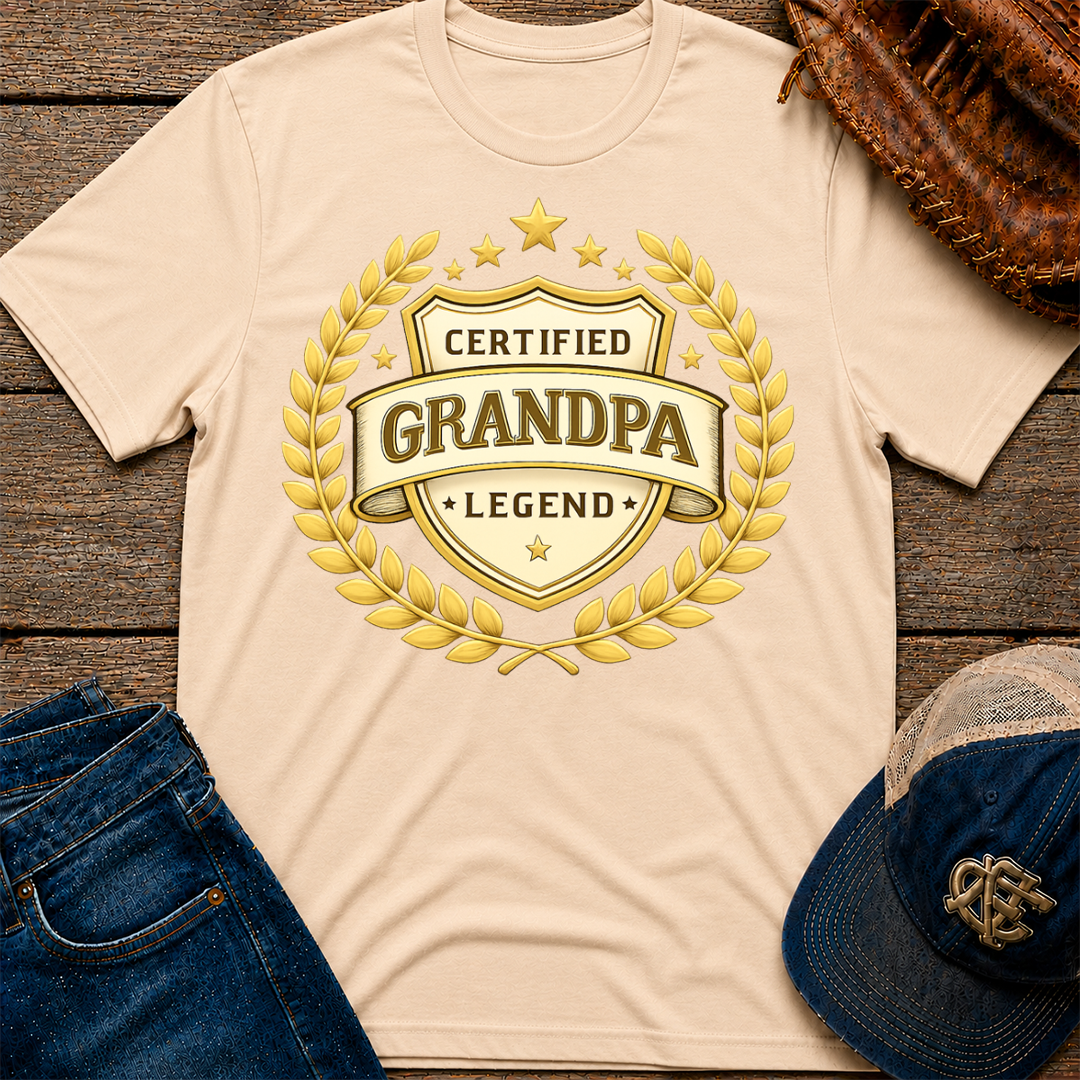 Certified Grandpa T-Shirt