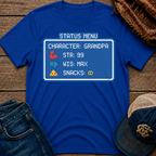8-Bit Statue Menu T-Shirt