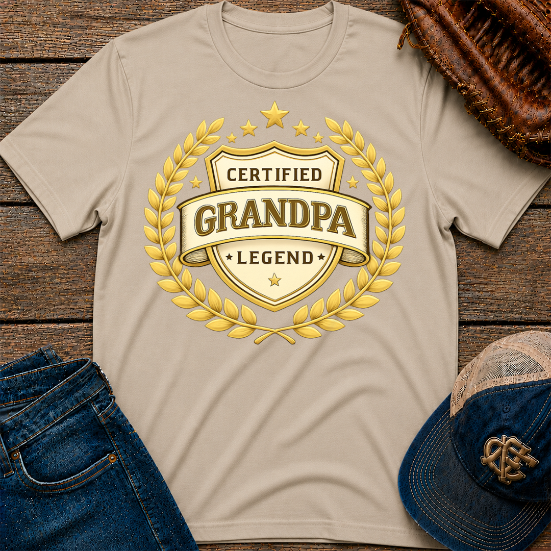 Certified Grandpa T-Shirt