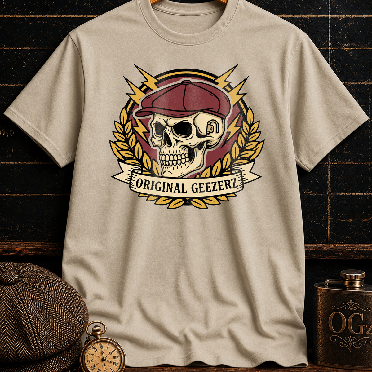Skull with Hat T-Shirt