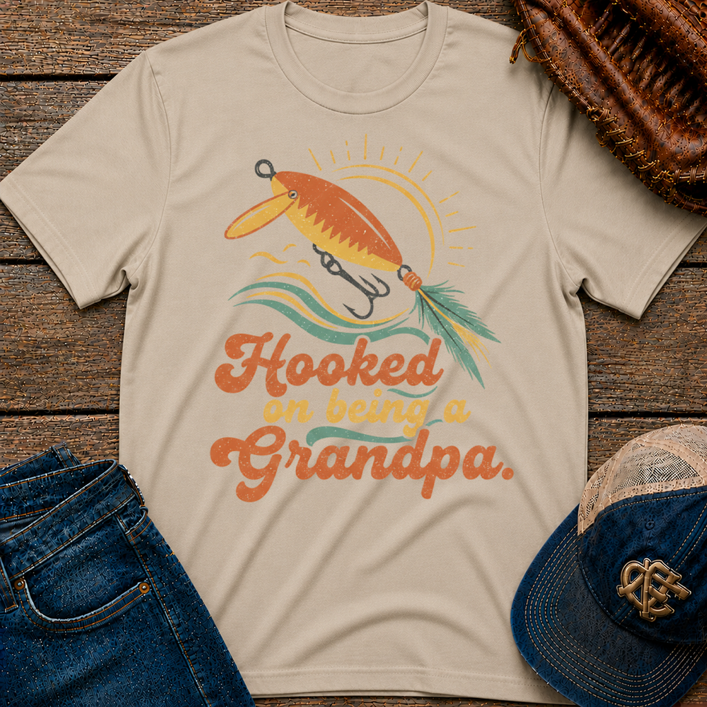 Hooked Grandpa T-Shirt