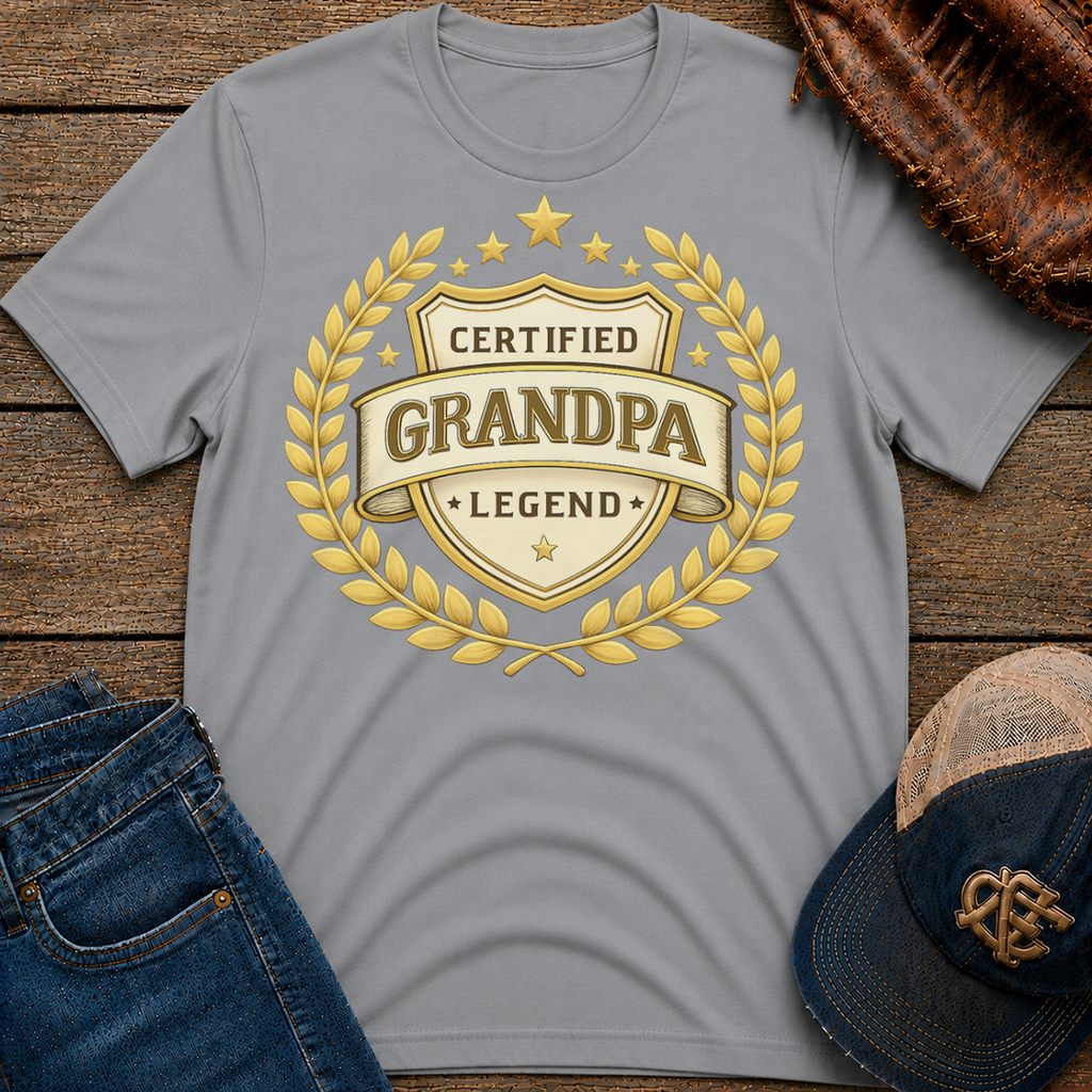 Certified Grandpa T-Shirt