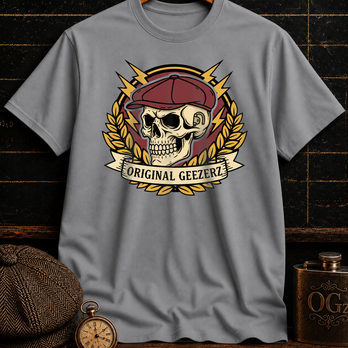 Skull with Hat T-Shirt