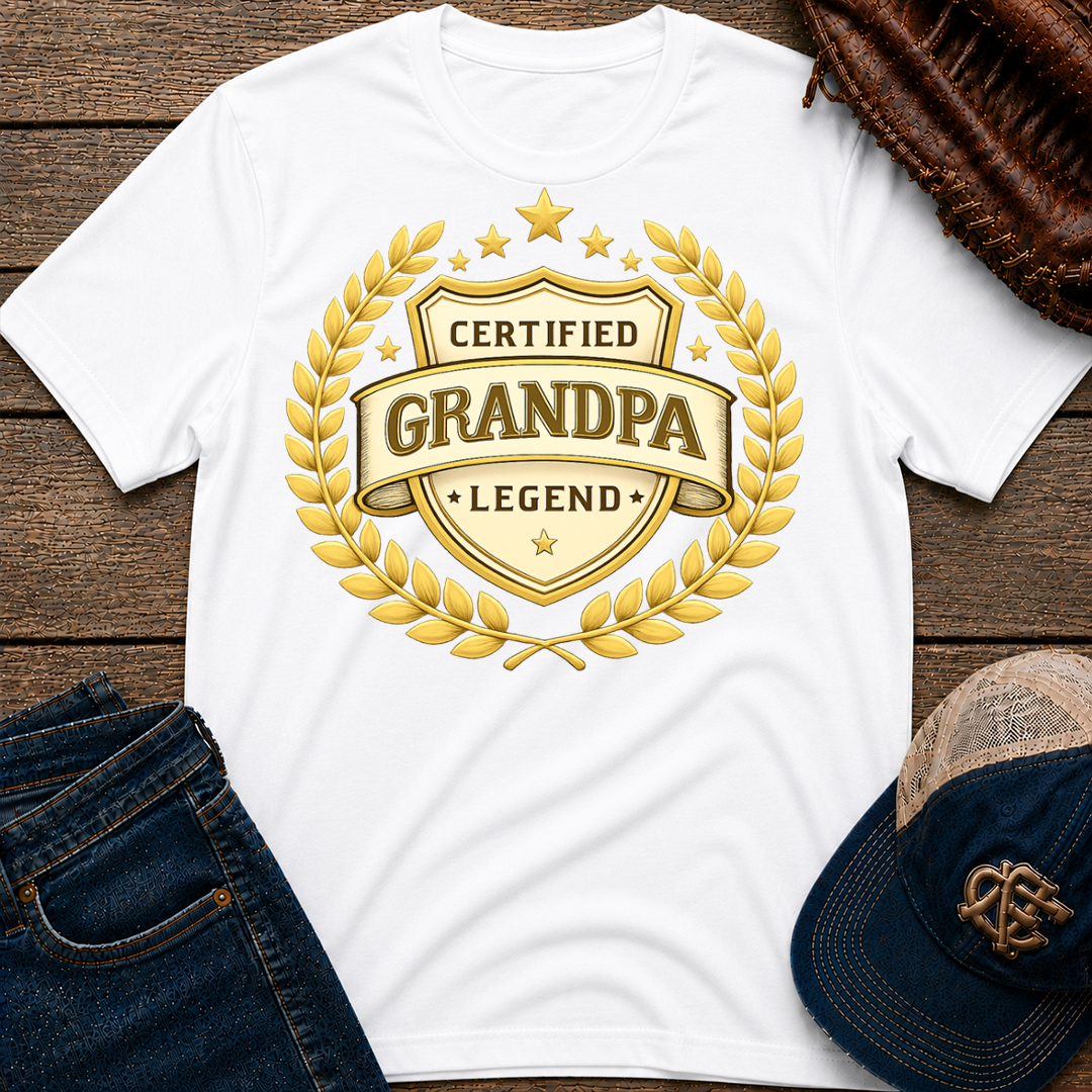 Certified Grandpa T-Shirt