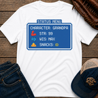 8-Bit Statue Menu T-Shirt
